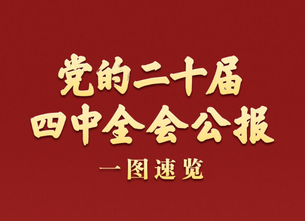 党的二十届四中全会公报一图速览
