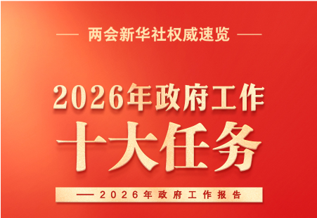 政府工作报告提出2026年政府工作十大